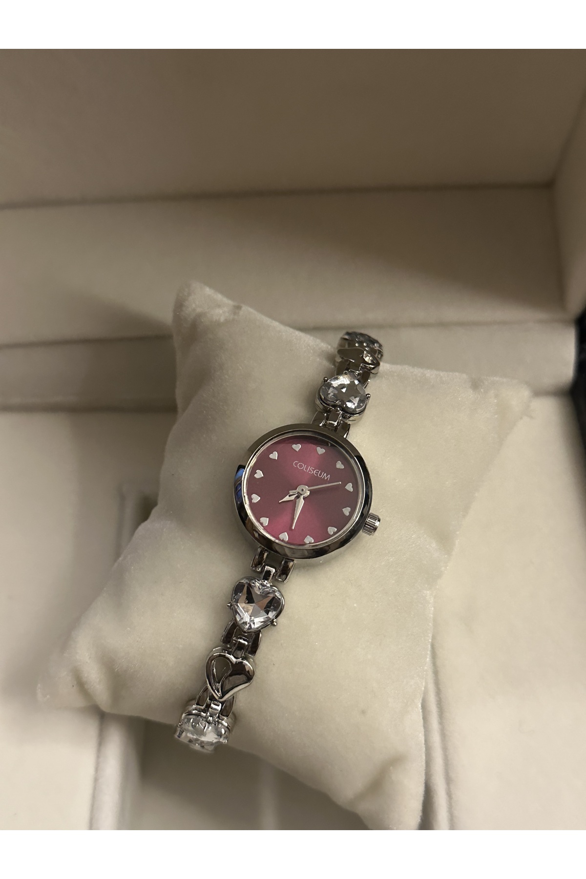 chaoyada Pinterest Kalp Taş Vintage Saat Hediye Kutusunda