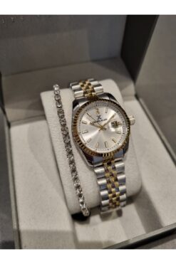 Daniel Klein Çelik Bilezik Kadın Kol Saati Zirkon Taşlı Bileklik