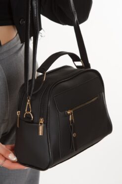 Adelina Bags Kadın Lacost Deri Çapraz Askılı El ve Omuz Çantası