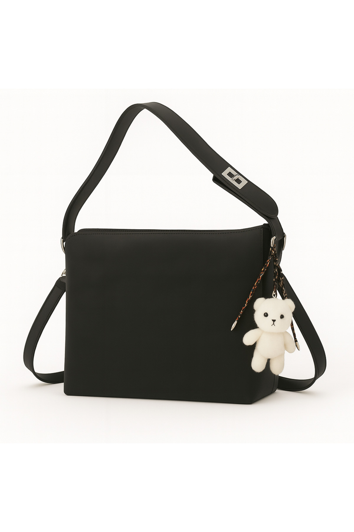 zetus Sydney Model Ayarlanabilir Askılı Kadın El ve Omuz Çantası ( Charm Hediyelidir) - Görsel 3