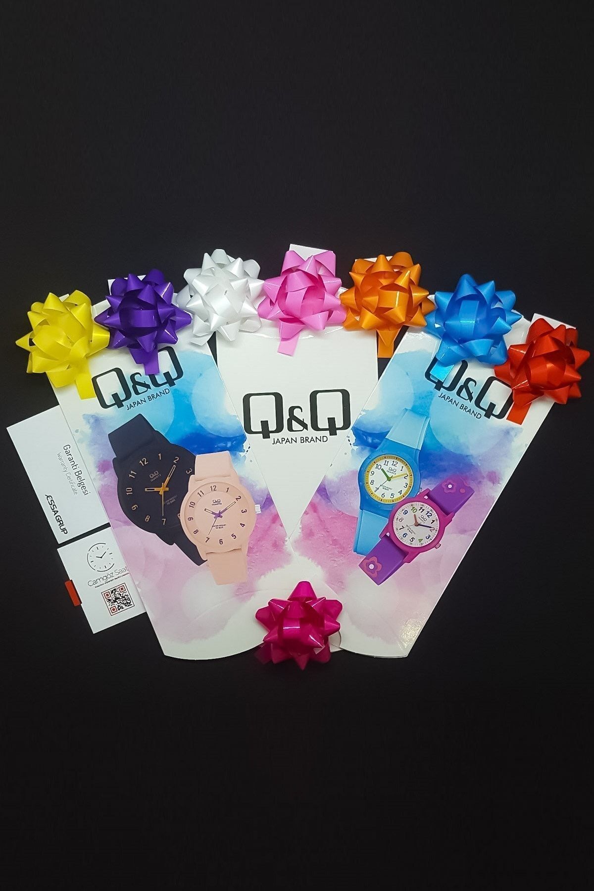 Q&Q Unisex Su Geçirmez Silikon Kordonlu Kol Saati - Görsel 2