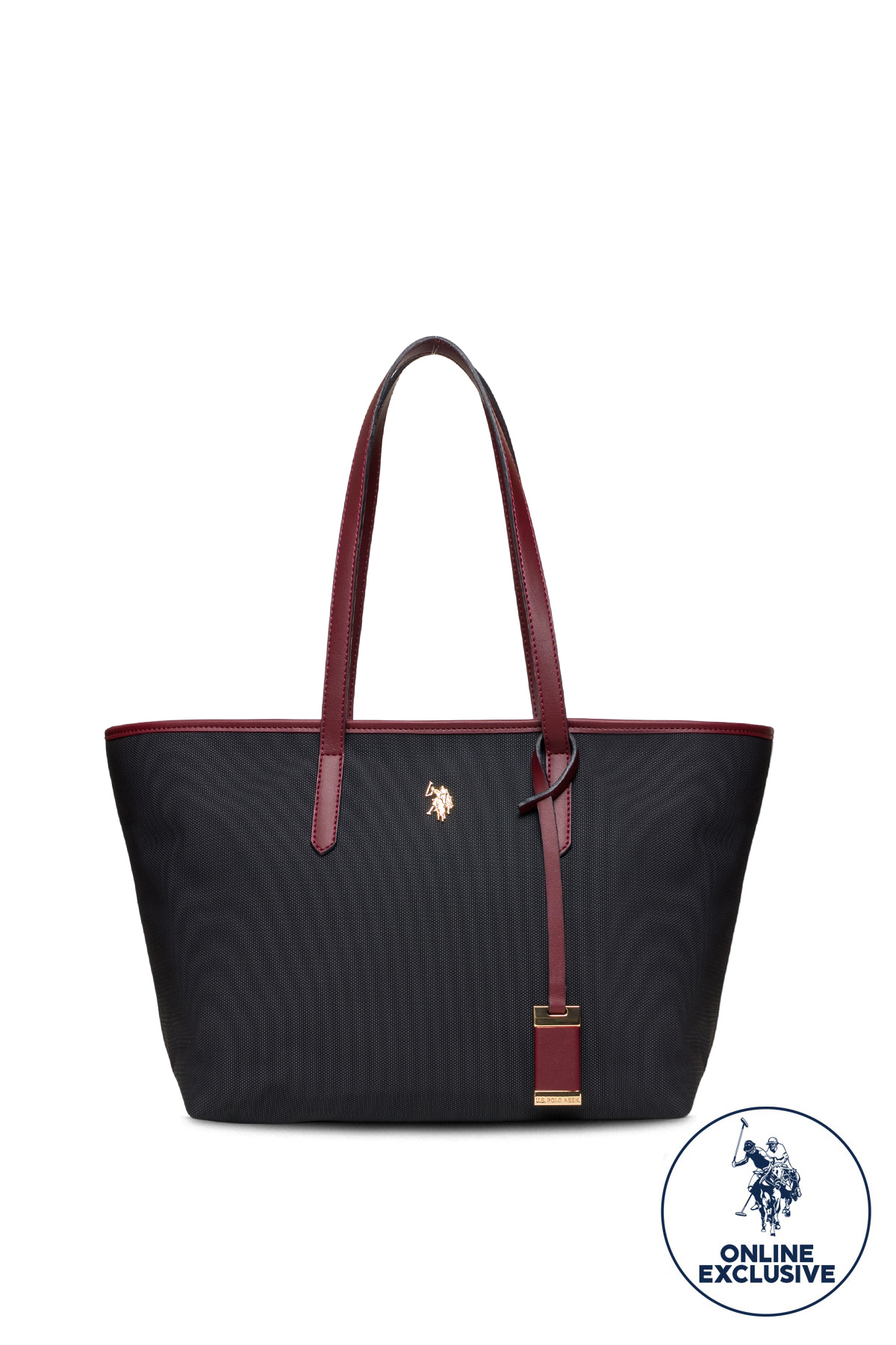 U.S. Polo Assn. Lacıvert-Bordo Kadın Omuz Çantası Us25655 Online Exclusive