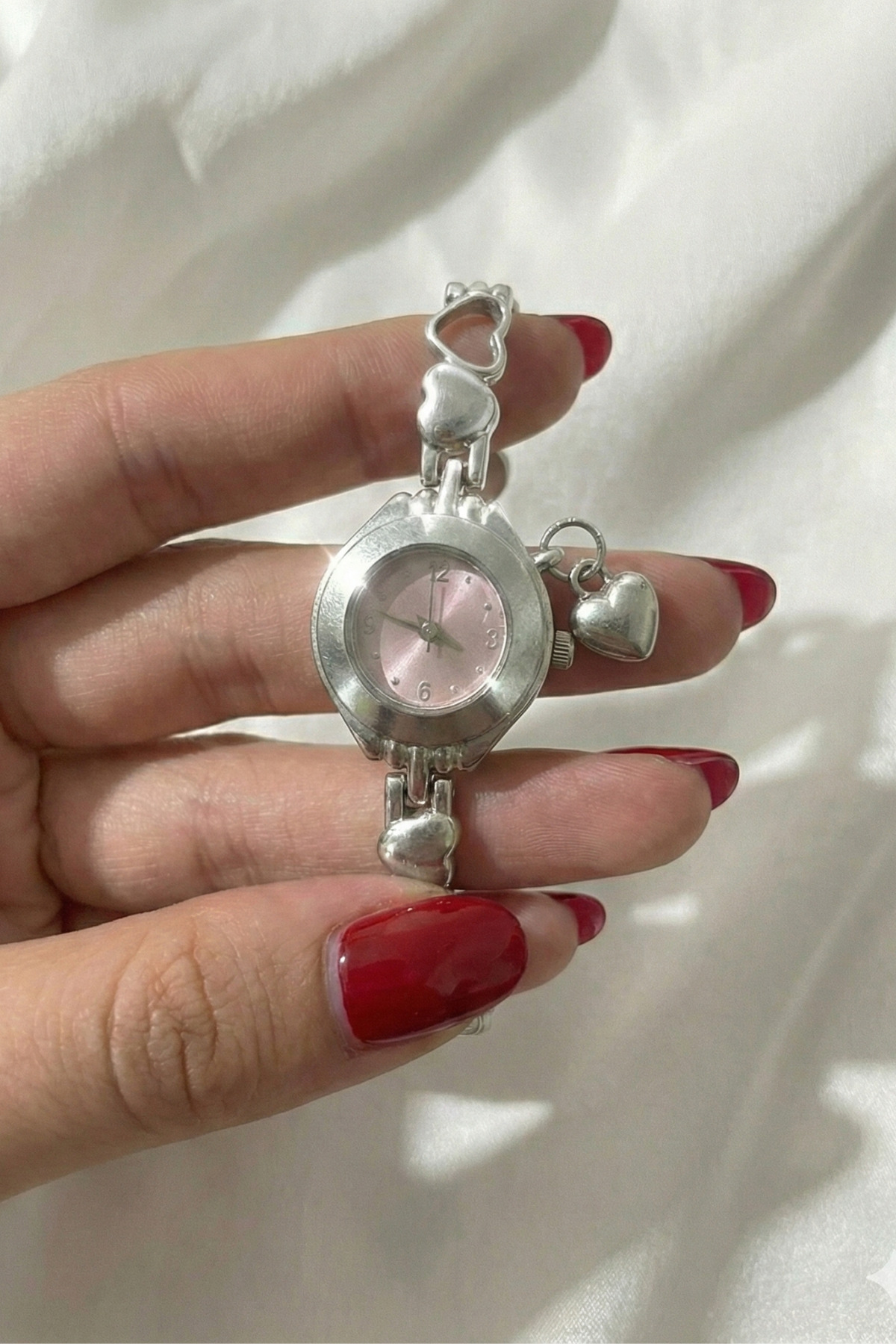 captiva Volenta Shop Minimal Pinterest Pembe Kadran Kalp Charmlı Kol Saati