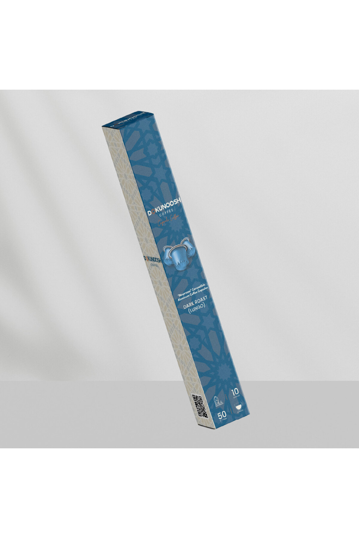 Dokunoosh Nespresso Uyumlu Aluminyum Kapsül Kahve Dark Roast 10'luk (Lungo) - Görsel 2