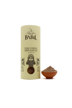 Babil Damla Sakızlı Dibek Kahvesi 200 gr Silindir Kutu