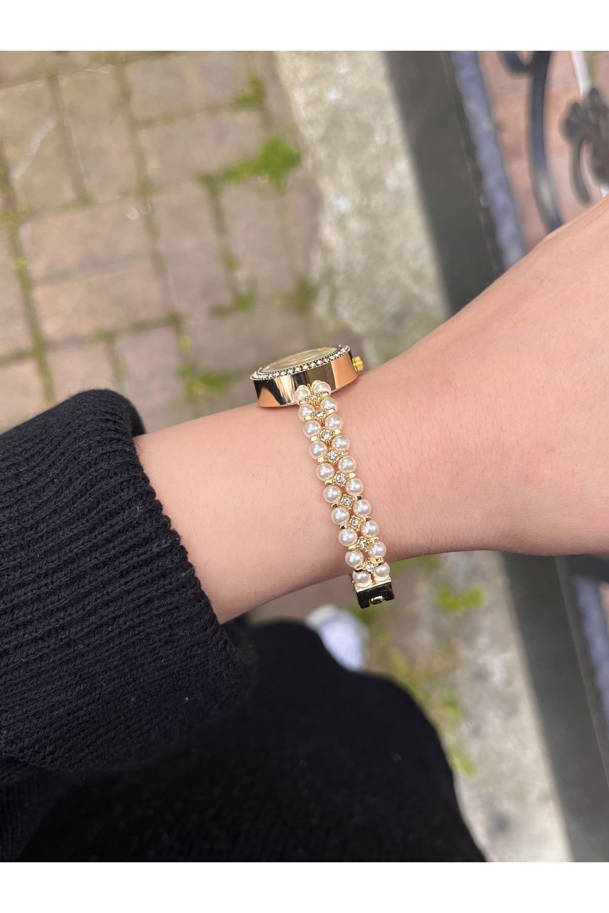 CLUPPOLOON KADIN SAAT İNCİ TAŞLI MODEL - Görsel 3