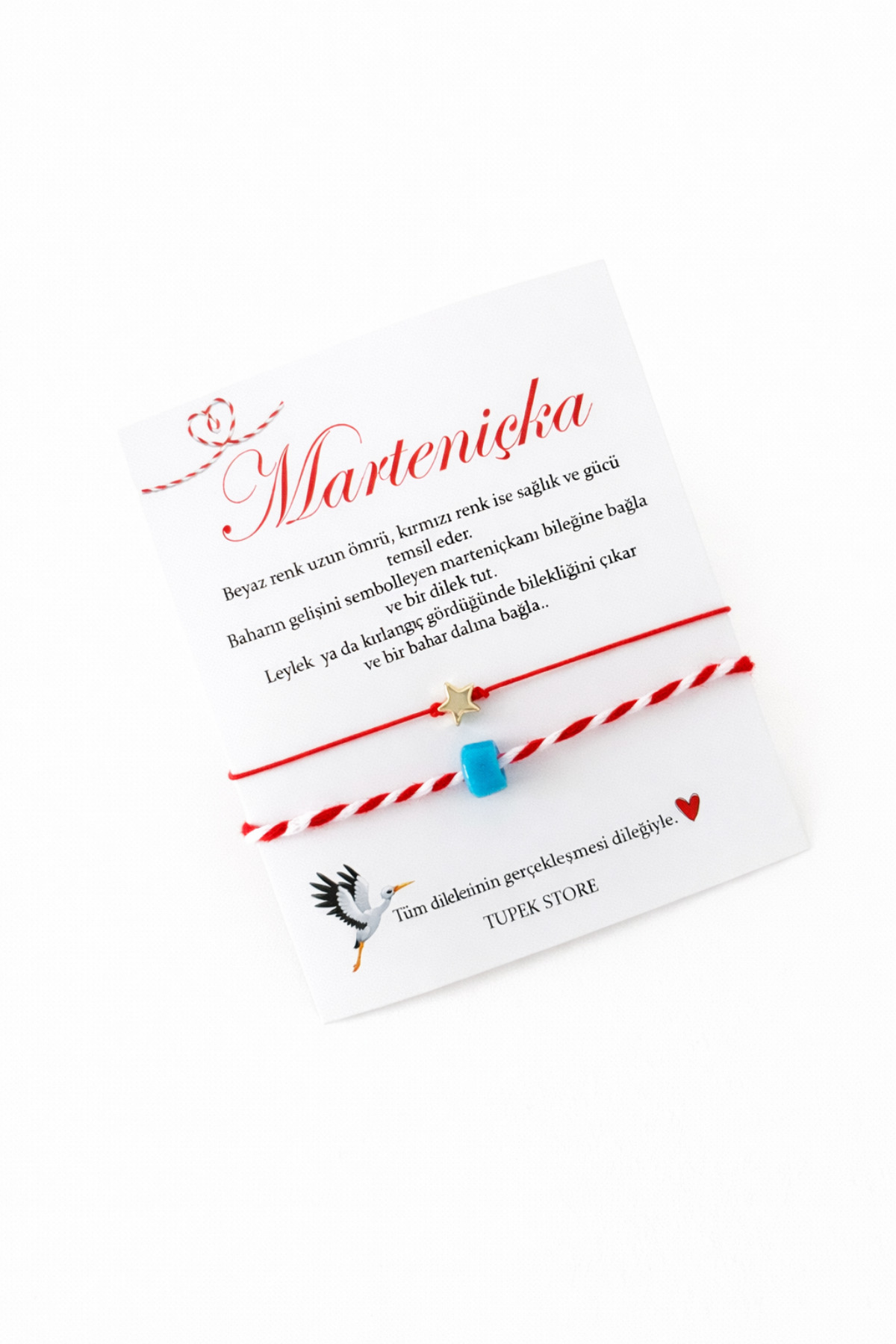 Tupek Store Marteniçka Bodrum Boncuk Ve Yıldızlı Şans Bileklik Seti - Görsel 2