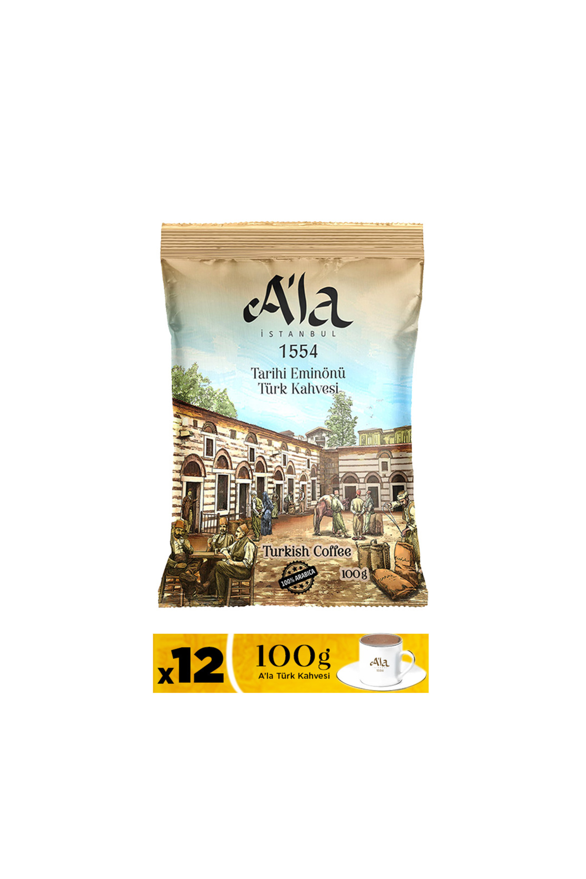 Beta Tea Beta A'la Türk Kahvesi 100 gr*12 Adet