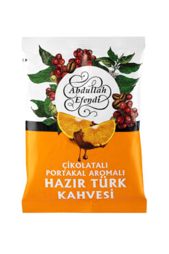 Abdullah Efendi Hazır Türk kahvesi ÇİKOLATALI PORTAKAL AROMALI 100 gr