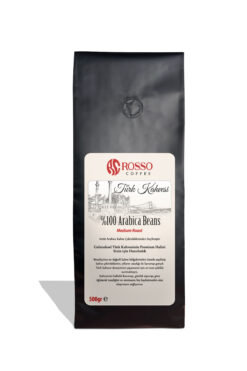 rosso coffee Premium Türk Kahvesi, Bol Köpüklü Türk Kahvesi Orta kavrulmuş 500 gr