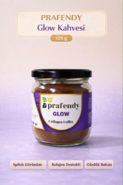 prafendy GLOW Kolajen Kahvesi – Cilt Işıltısı, Hafif Sindirim ve Günlük Antioksidan Desteği 125g