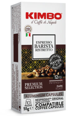 Kimbo Espresso Barista Ristretto Nespresso Uyumlu Kapsül Kahve (Alüminyum) (10’lu Kutuda)