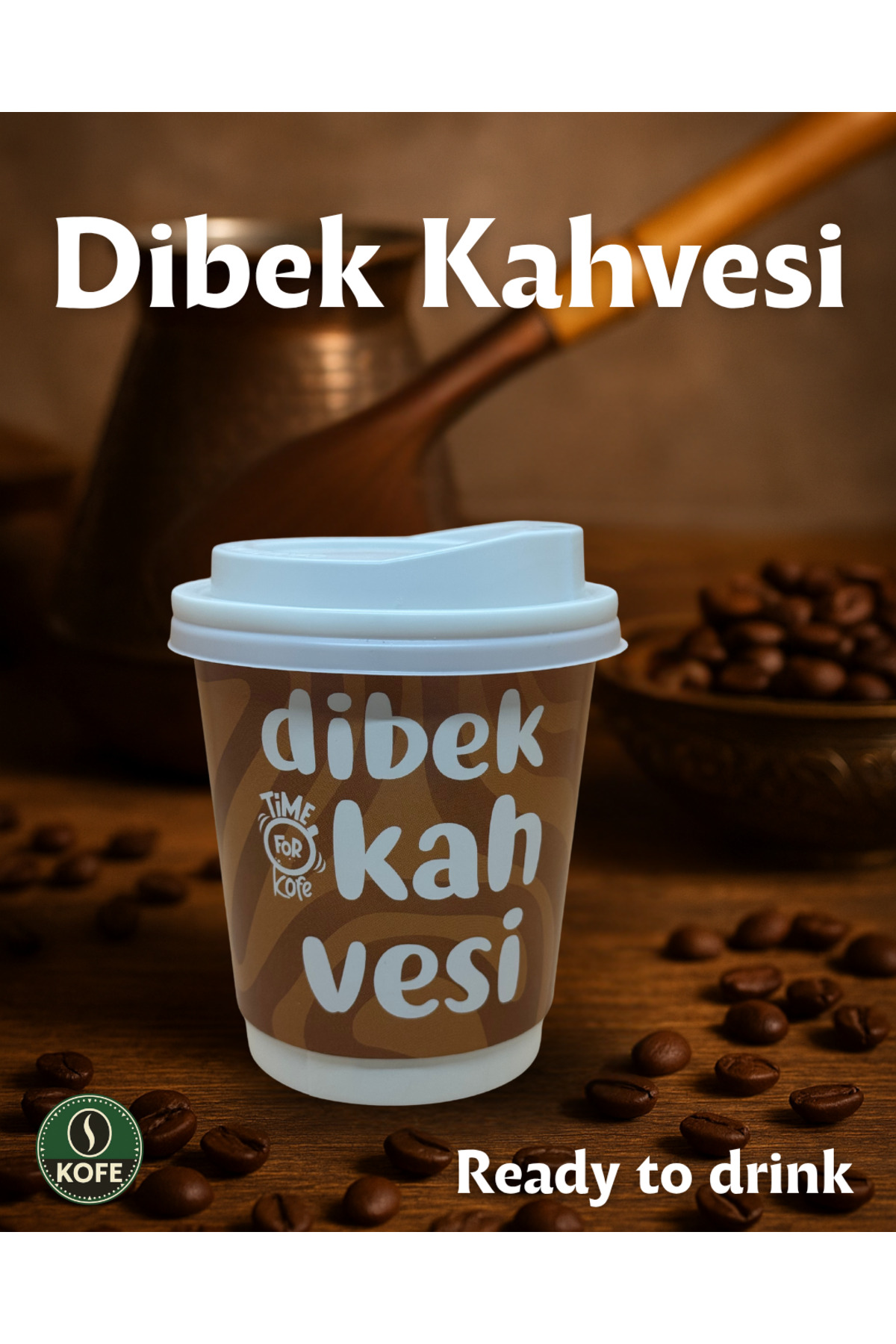 KOFE Dibek Hazır Bardak Kahve 4'Lü - Görsel 3