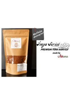 Aşkana İmza Serisi Premium Türk Kahvesi 125 g - Özel Kavrum Taze Öğütülmüş Yüksek Köpüklü