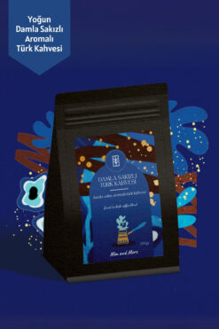 Mim and More Mastic Gum Turkish Coffee, Damla Sakız Aromalı Türk Kahvesi, 200 gr