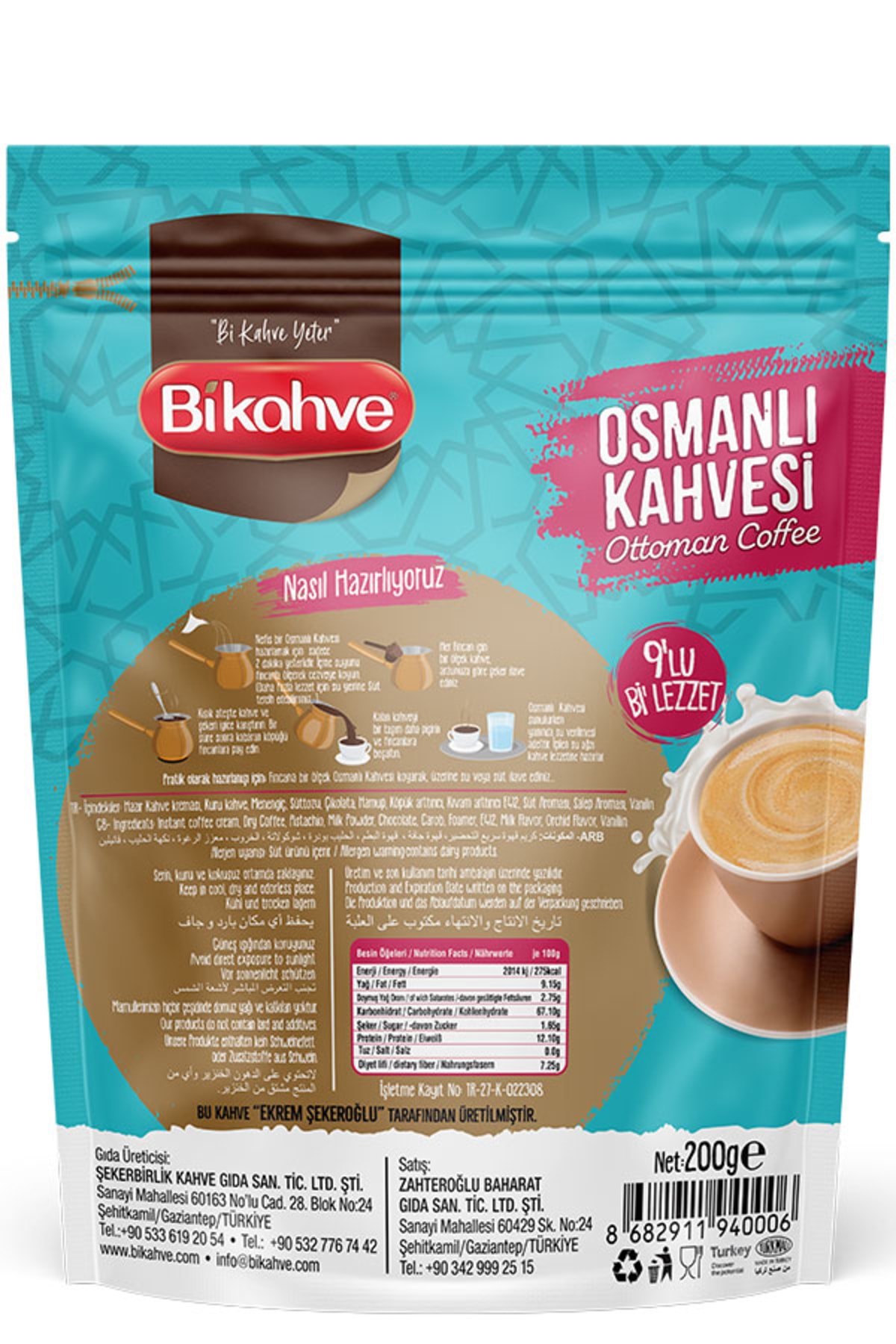 Bikahve Osmanlı Kahvesi 200 Gr - Görsel 2