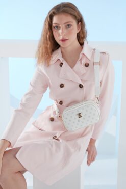 Pierre Cardin Beyaz Monogram Kadın Omuz Çantası 05PO23Y1731