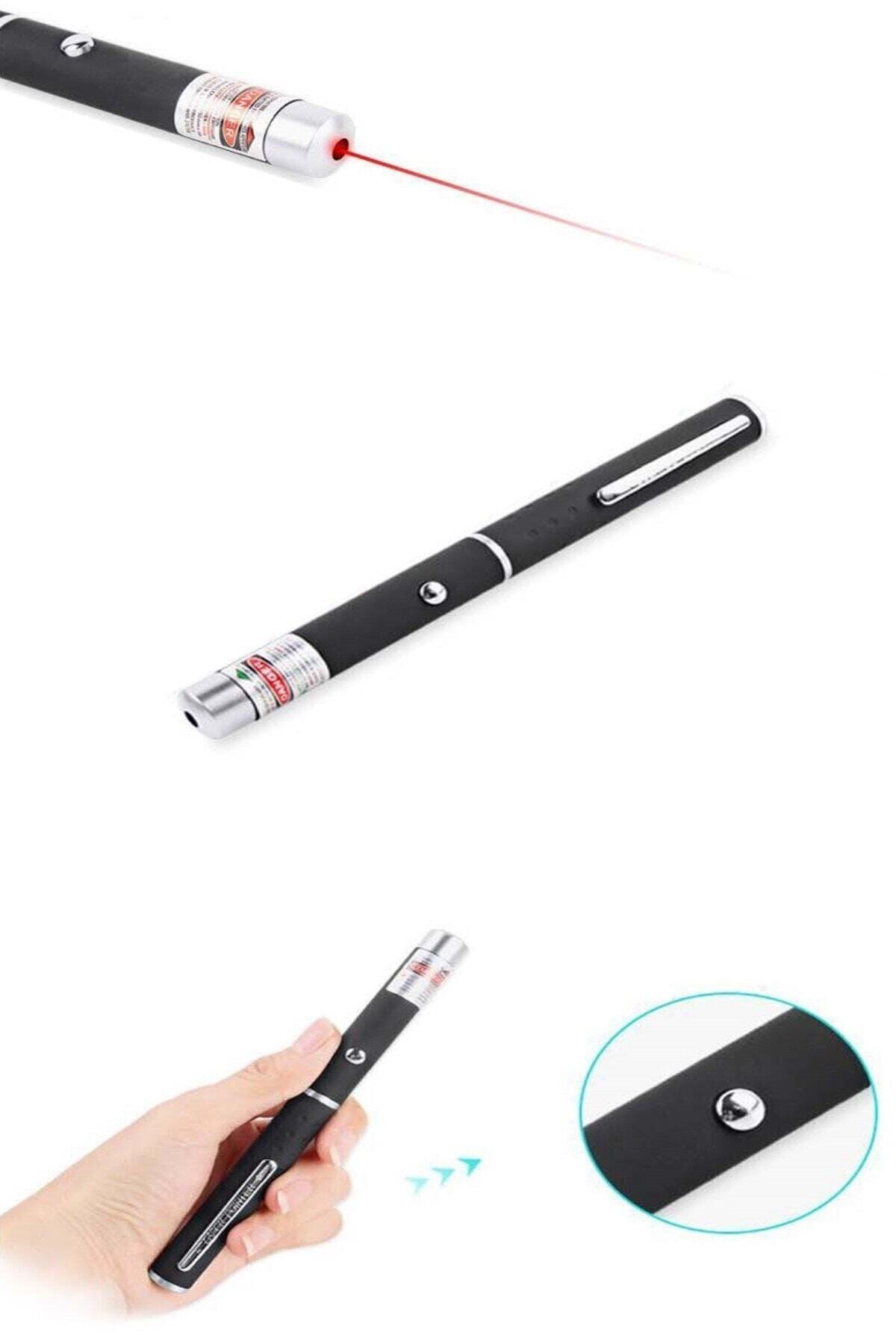 Hyd Led Lazer Kedi Köpek Oyuncağı Oyuncak Disko Lazer Işığı Asorti Renk Yeşil Veya Kırmızı Işık 1 Adet - Görsel 2