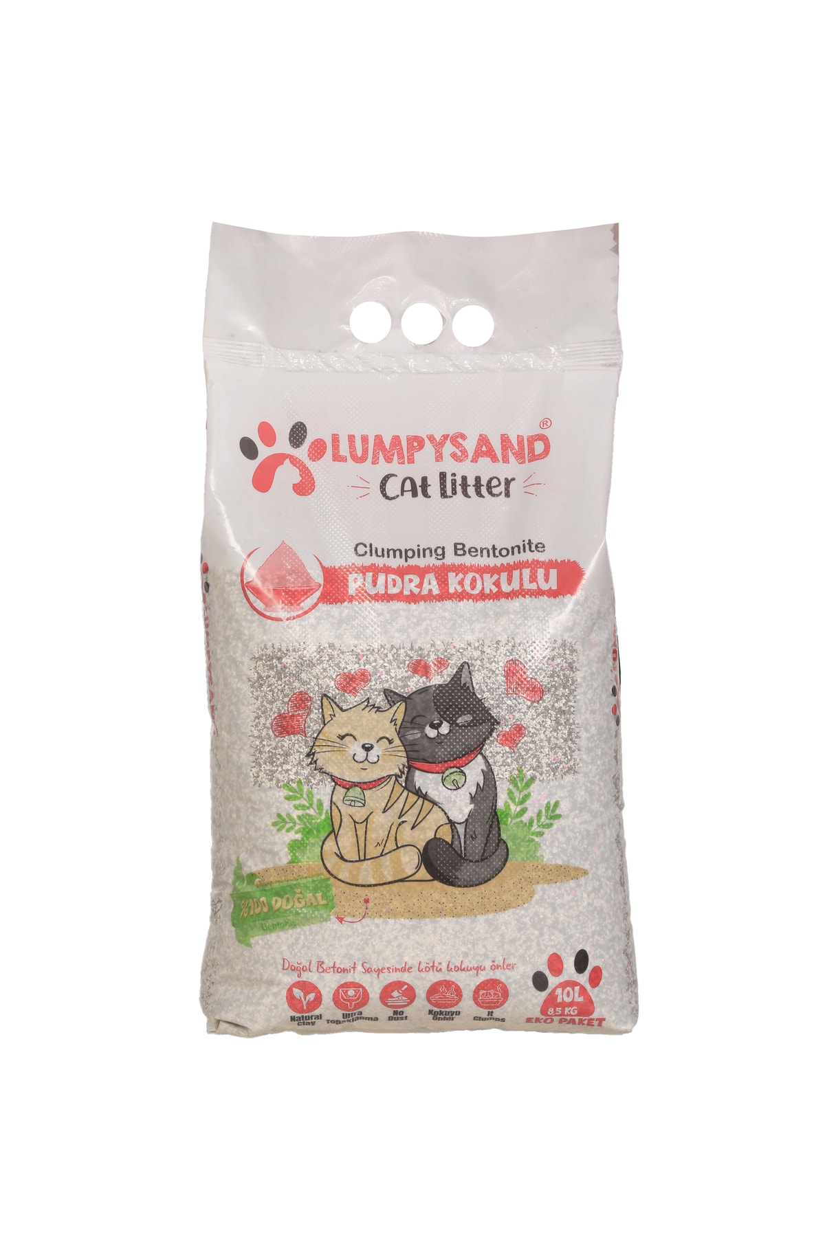 lumpysand Bebe Pudralı Kokulu Ince Taneli Kedi Kumu 10 Lt - Görsel 2