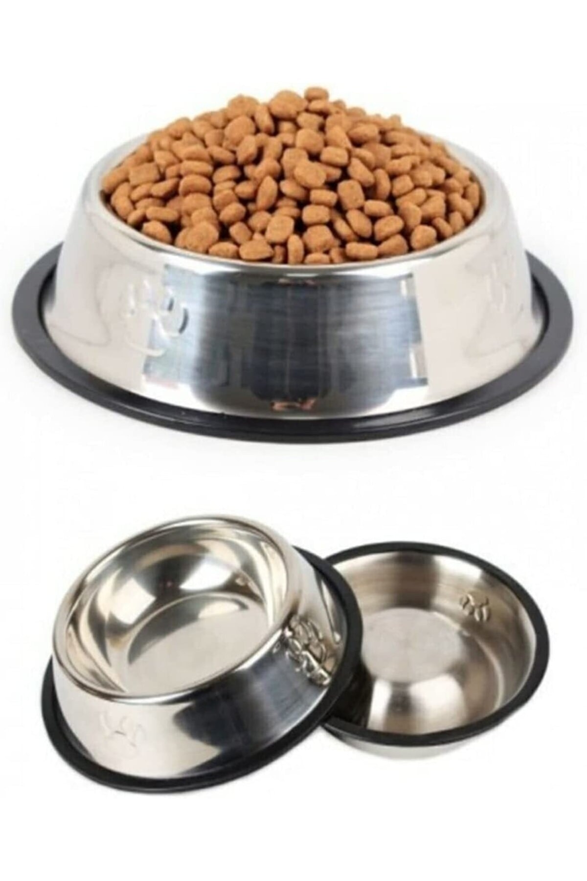 Yıldızhane 15 Cm Kedi Köpek Mama Su Kabı Paslanmaz Çelik Mama Kabı - Görsel 2