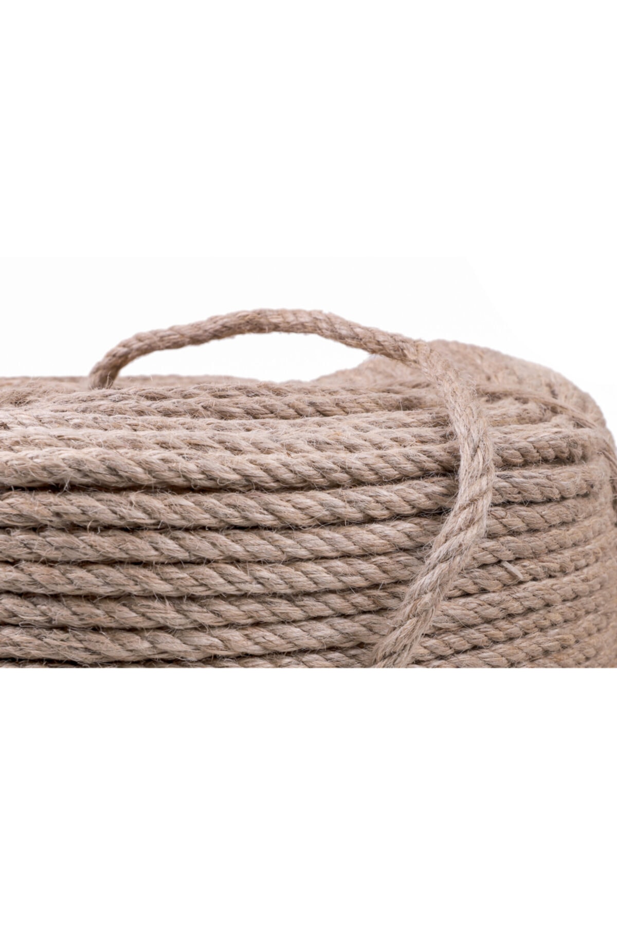 JütMarket 6 Mm 20 Metre Jüt Halat Kendir Kedi Tırmalama Paspas Halatı - Görsel 2