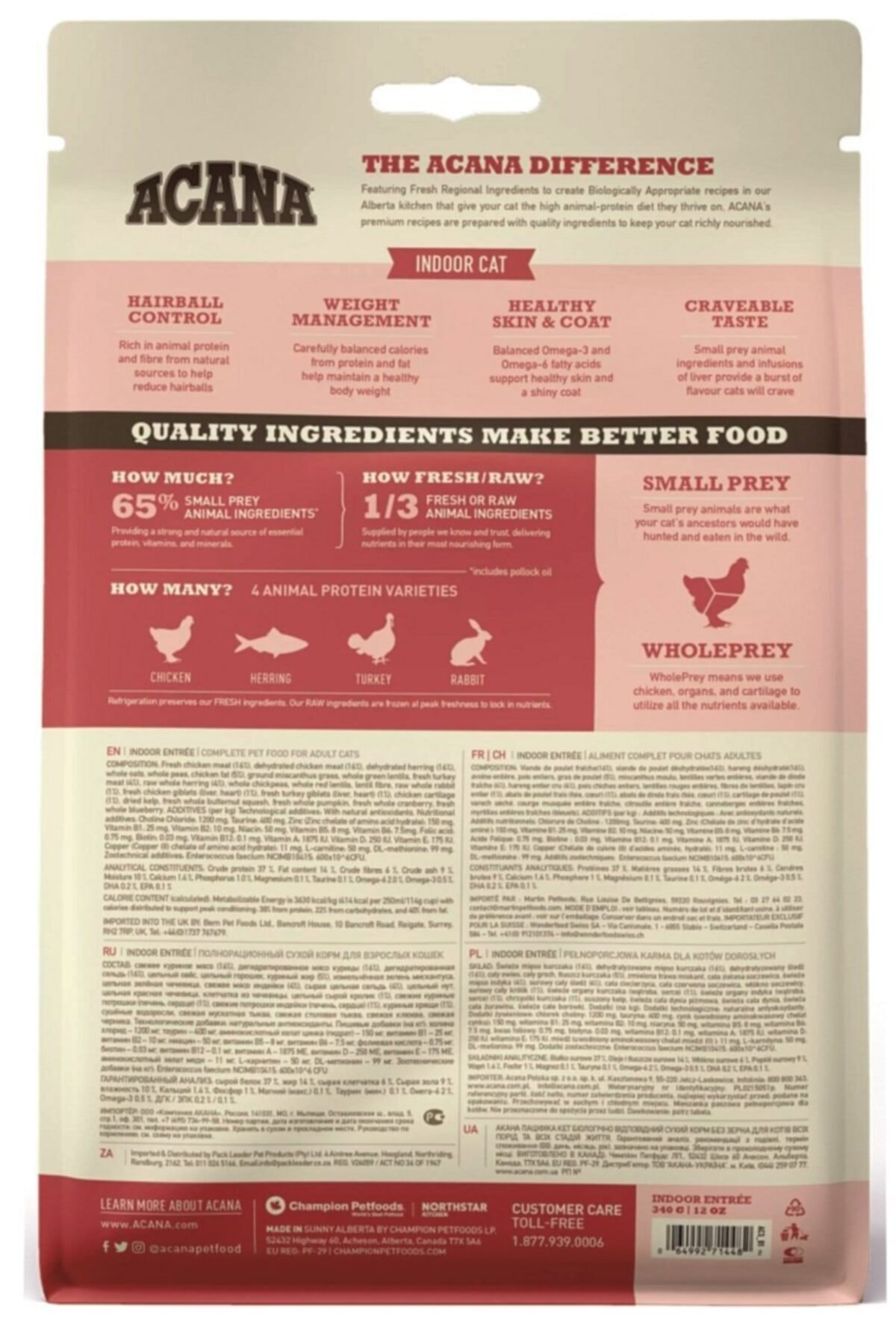 Acana Indoor Entree Sterilised Kedi Maması 340gr - Görsel 2