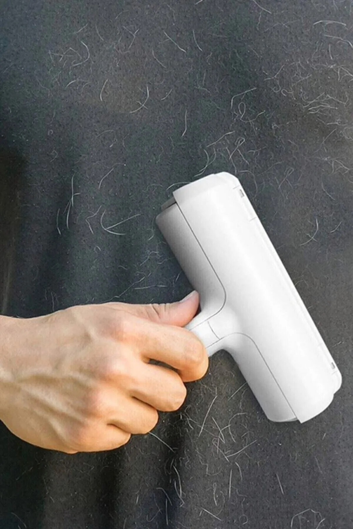 BEYZANA Hazneli Kedi Köpek Kazak Kıyafet Elbise Tüy Temizleyici Kıl Toz Toplayıcı - Görsel 2