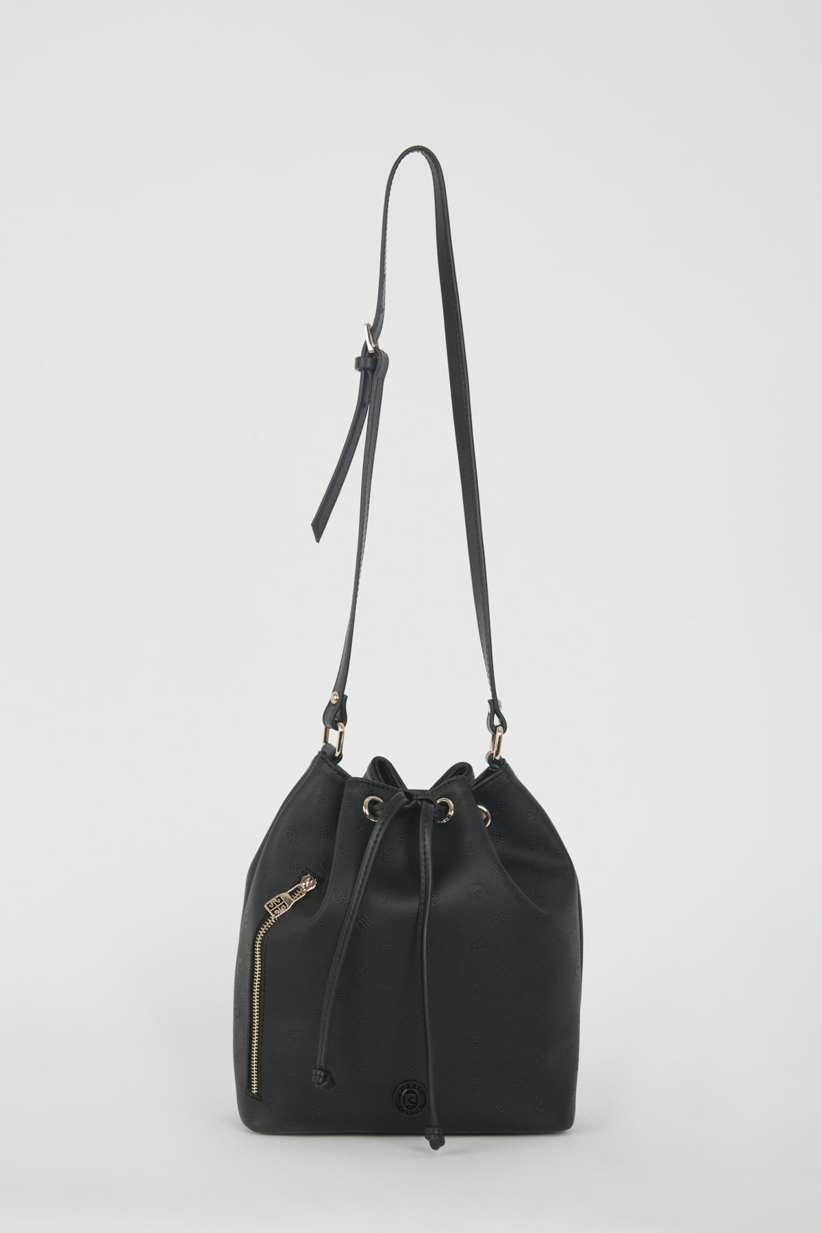 Pierre Cardin Yeni Siyah Print Kadın Omuz Çantası 05PO22Y1544 - Görsel 2