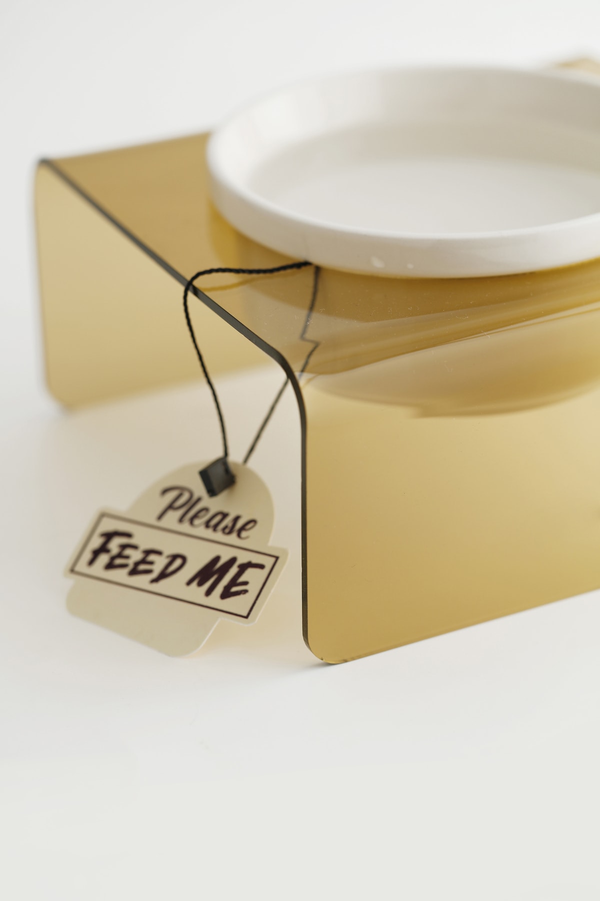 Petbucks Pet Accessories Kedi ve Köpek Mama Kabı ve Su Kabı Seramik Kaseli - Görsel 3