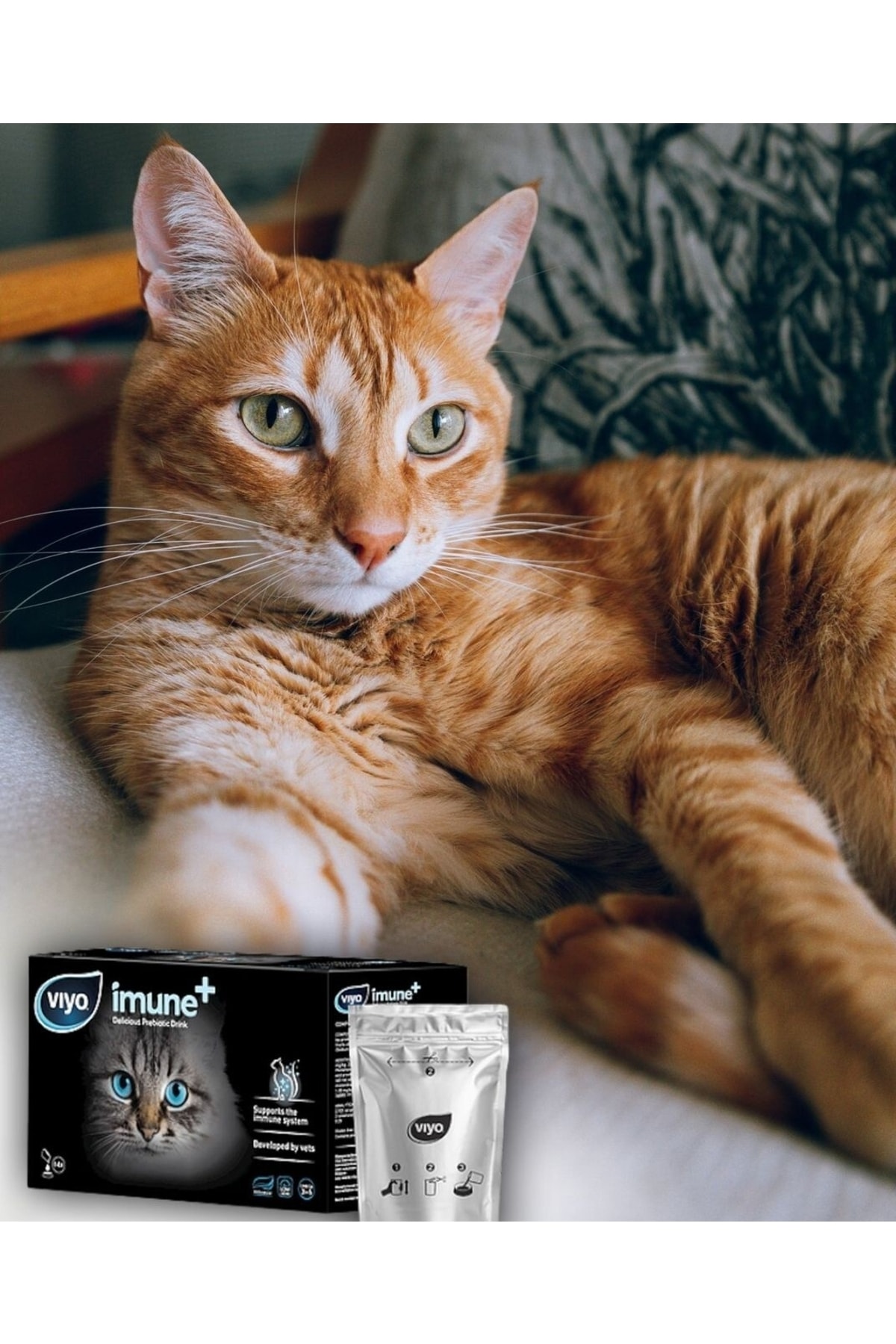 Viyo Imune+ Kedi Prebiotik Ek Besini- Lezzetli Prebiotik Sıvısı 7 Adet 7x30 ml - Görsel 3