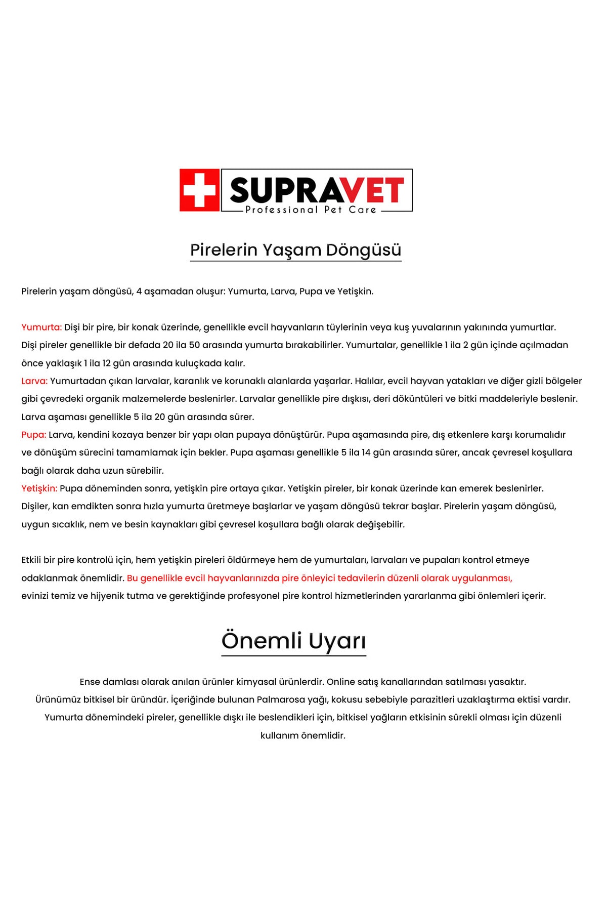 Supravet Kedi Deri Ve Tüy Bakım Yağı; Bit Pire Kene Dış Parazit Uzaklaştırıcı 1 ML - Görsel 3