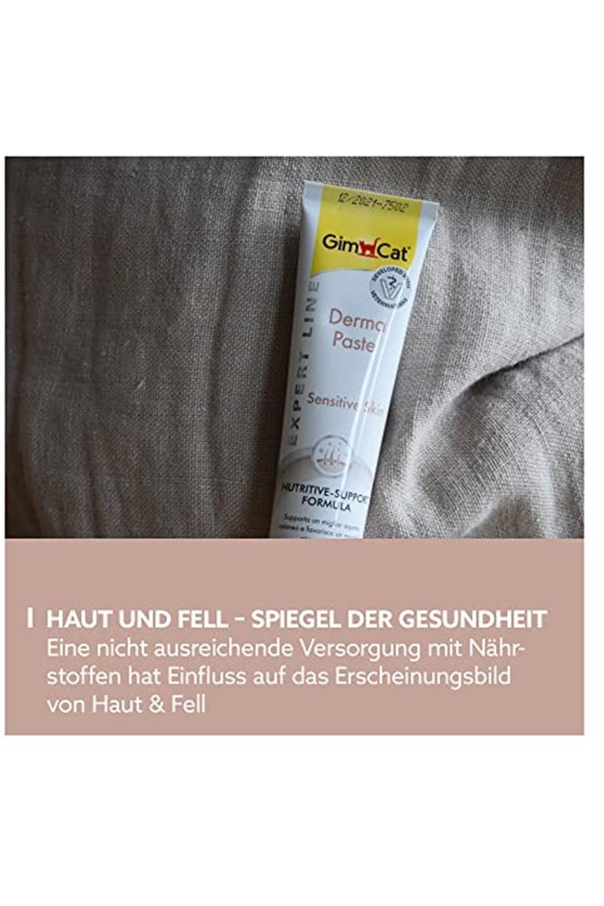 Gimcat Derma Paste Deri ve Tüy Sağlığı Destekleyici Kedi Macunu 50gr - Görsel 3