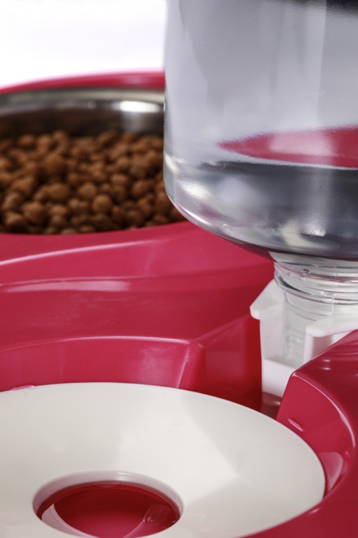 Miapet Hazneli Çelik Taslı Kedi-köpek Mama Ve Su Kabı Seti 500 ml Gri - Görsel 3