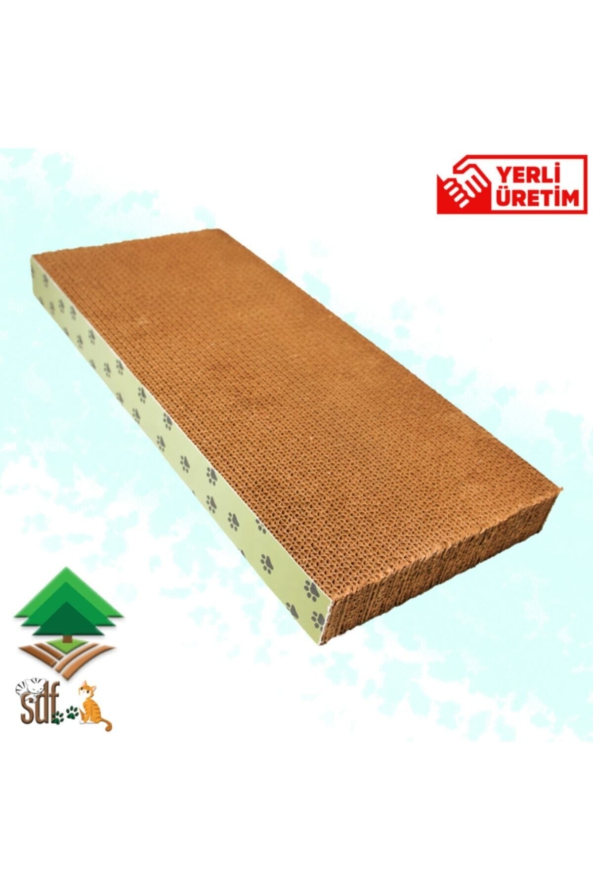 sdf kereste Kedi, Tırmalama, Karton, Düz, 23*47*4 - Görsel 3
