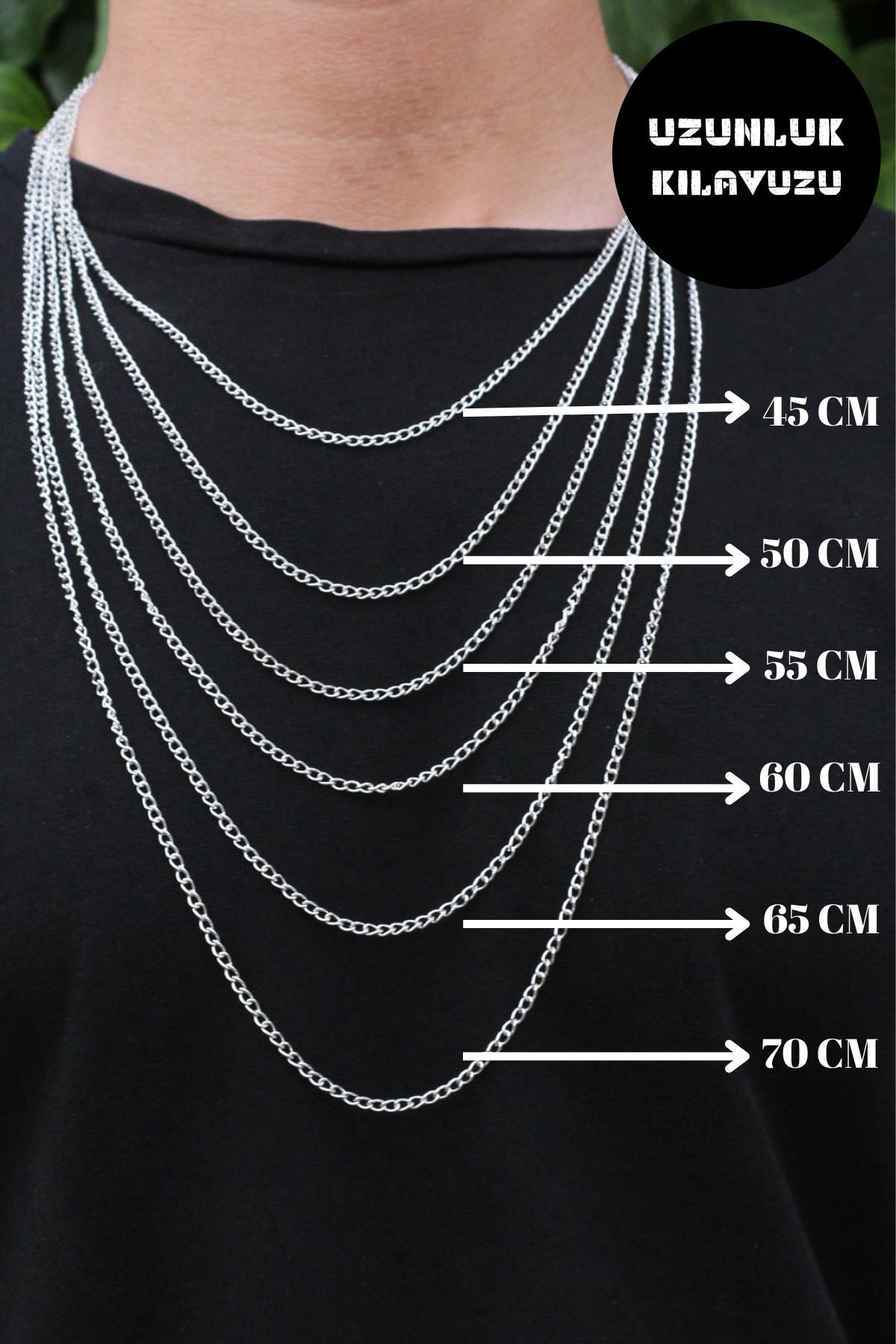 Dukkanka 3'lü Burgu Tilki ve Örme Zincir Kolye Seti - Görsel 3