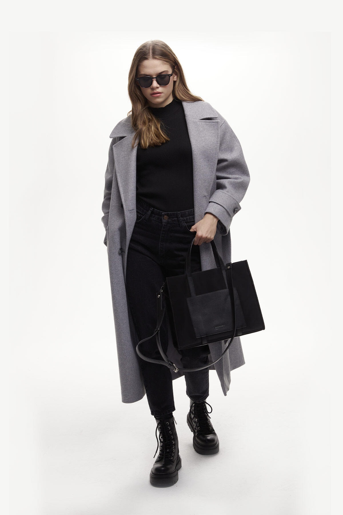 Manuka Urban Tote Çanta Siyah - Görsel 3