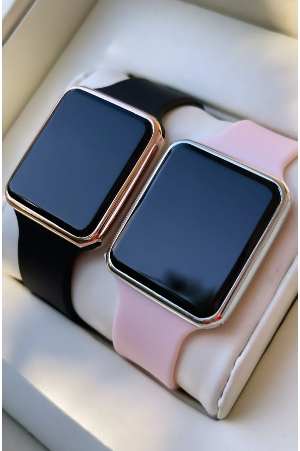 pullmarkt Dokunmatik Çift Sevgili Kol Saati - Görsel 3