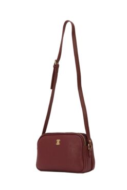 Pierre Cardin Bordo Print Kadın Omuz Çantası 05PO22Y1536