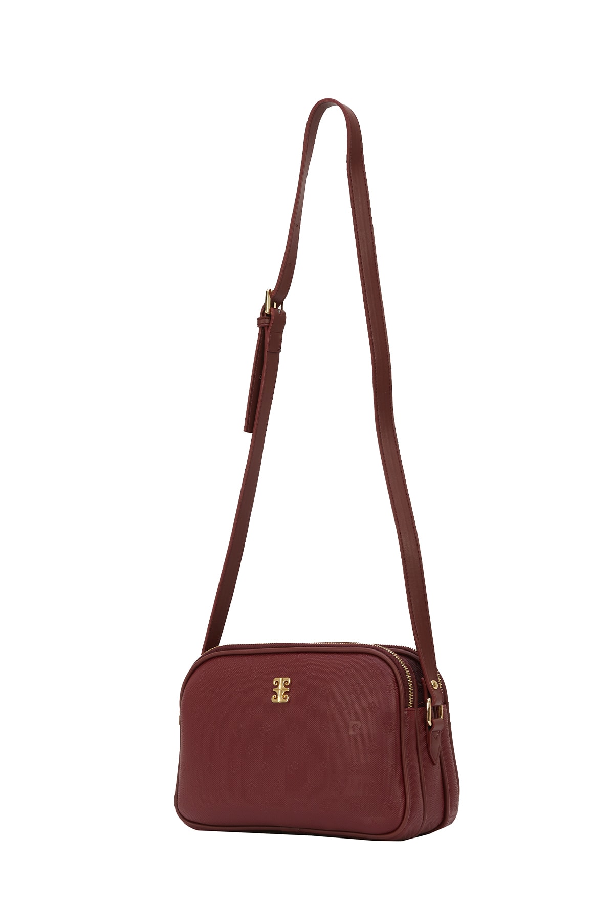 Pierre Cardin Bordo Print Kadın Omuz Çantası 05PO22Y1536