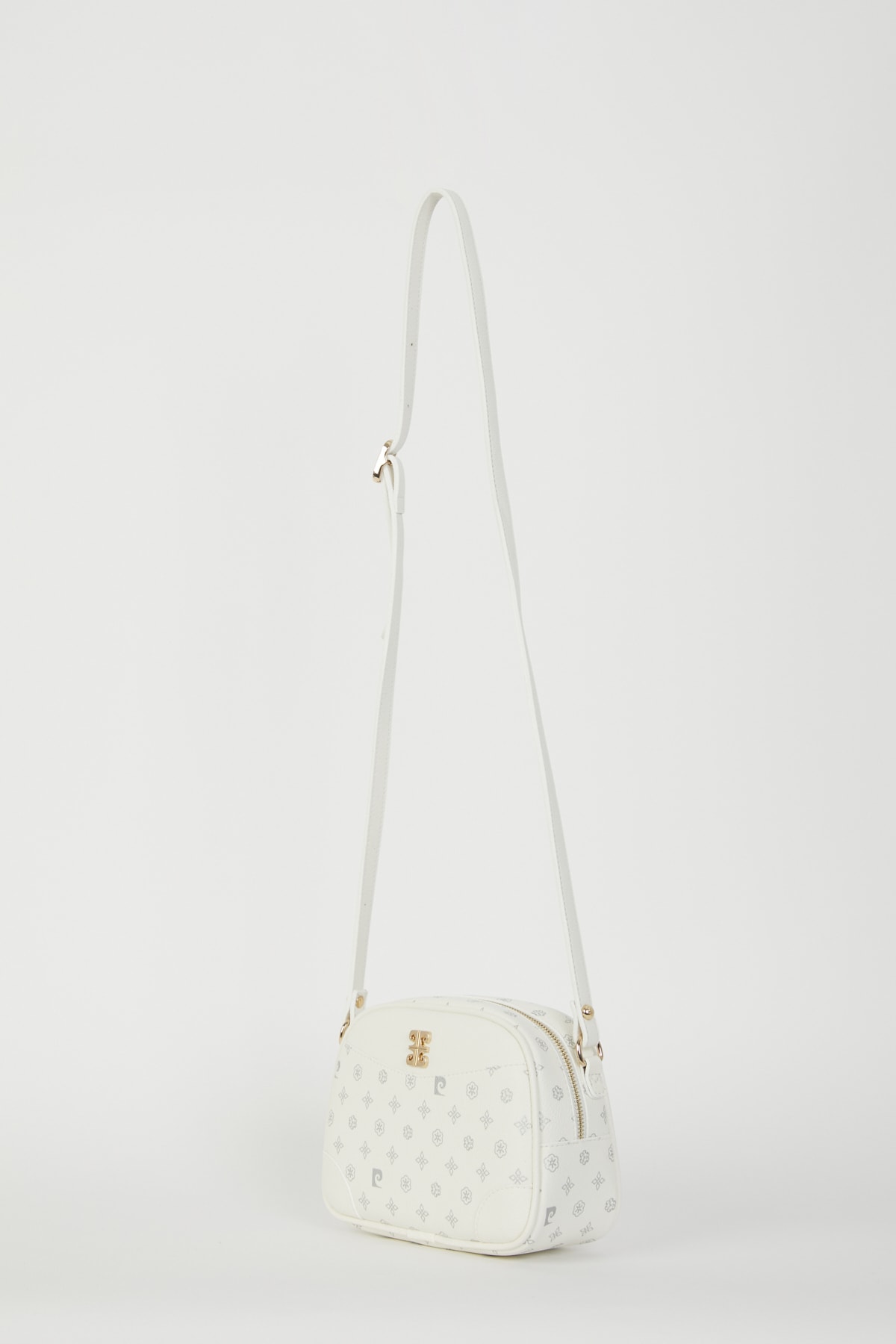 Pierre Cardin Beyaz Monogram Kadın Omuz Çantası 05PO22Y1534 - Görsel 3