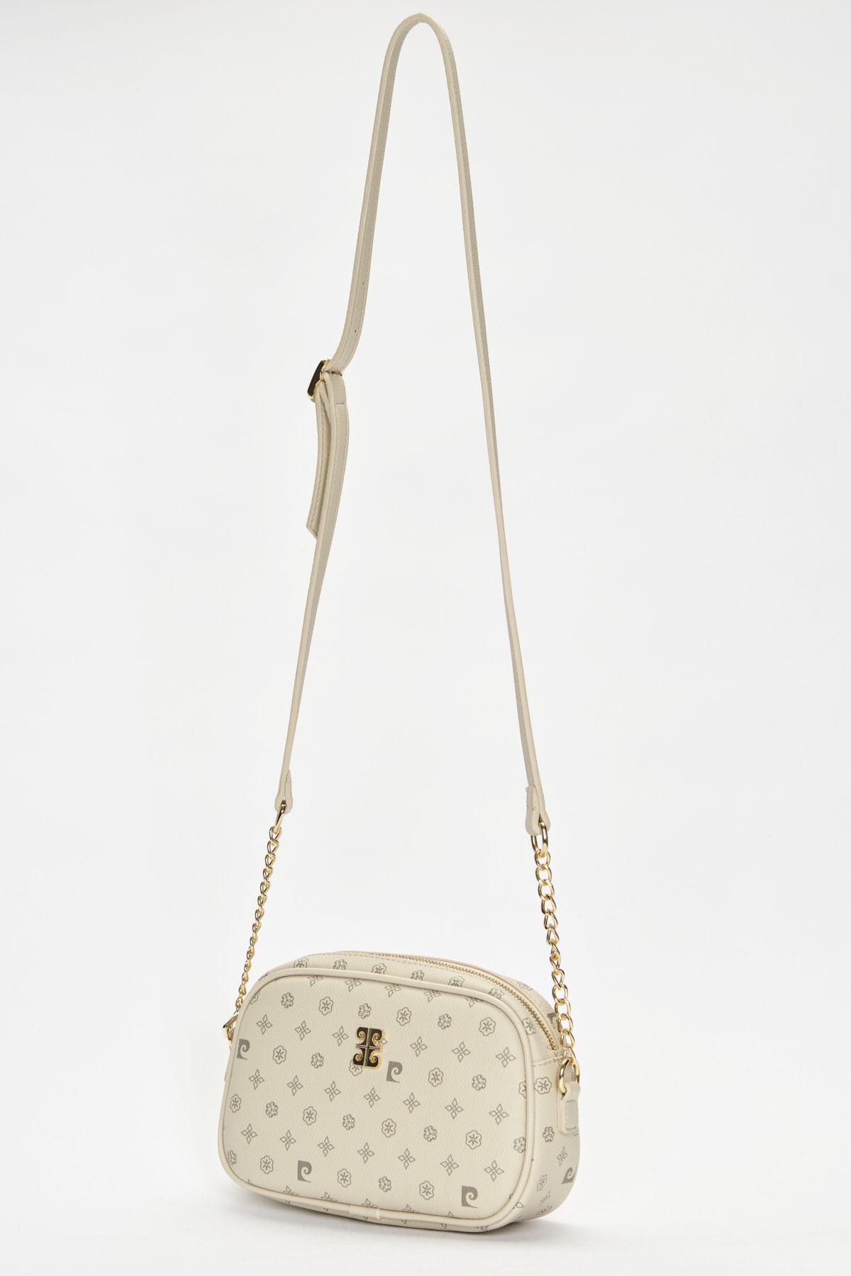 Pierre Cardin Bej Monogram Kadın Omuz Çantası 05PO22Y1543 - Görsel 3