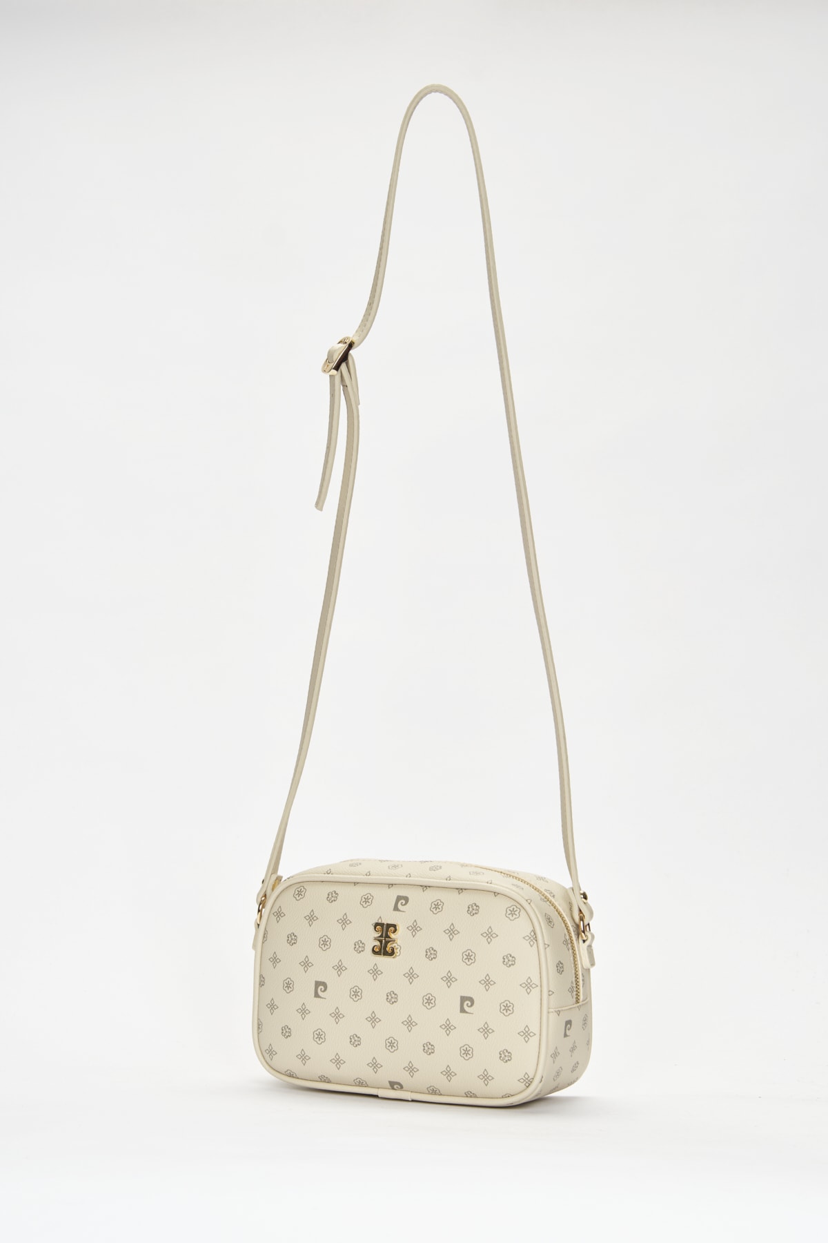 Pierre Cardin Bej Monogram Kadın Omuz Çantası 05PO22Y1538 - Görsel 3