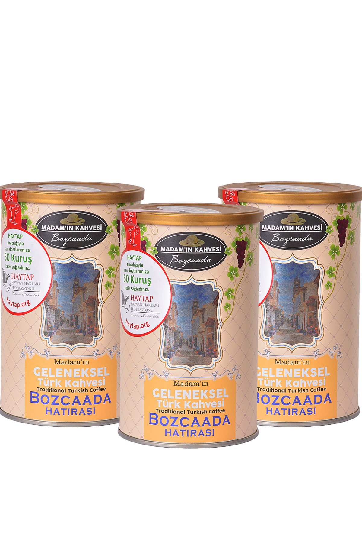 Madamın Kahvesi Madam’ın Geleneksel Türk Kahvesi 250 Gr(3 Lü Set)