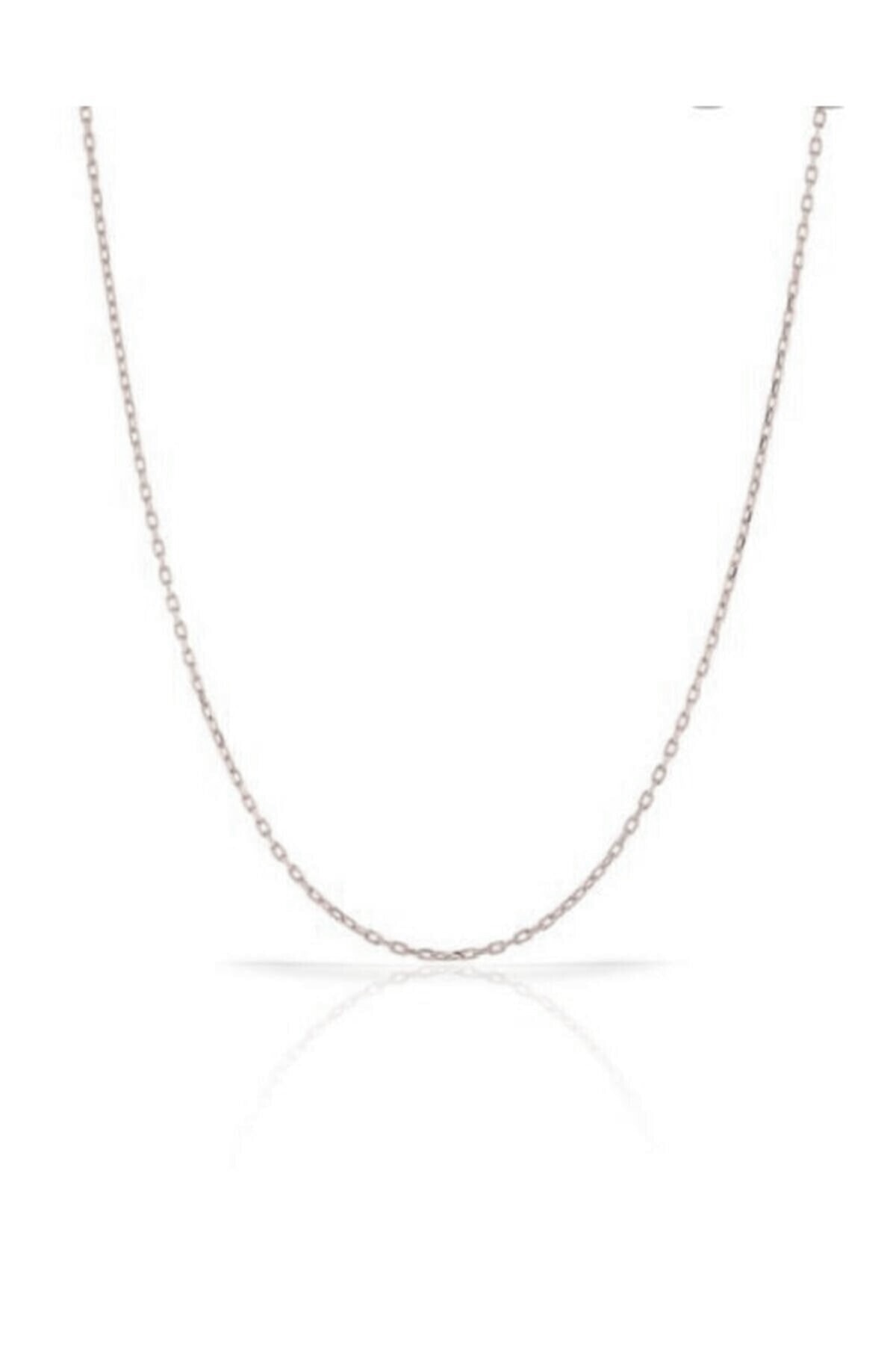 Bilsen Store Kadın 925 Ayar Gümüş Zincir 43 Cm