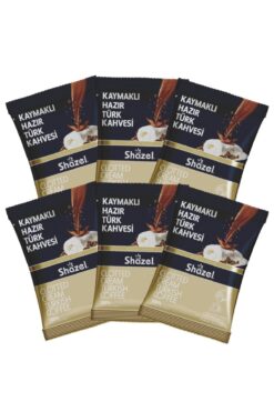 Shazel Kaymaklı Hazır Türk Kahvesi 100 Gr. (100 Gr X 6 Adet)
