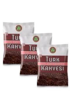Kahve Dünyası Çok Kavrulmuş Türk Kahvesi 100 Gr (3'lü Paket) 3 Paket 100gr Çok Kavrulmuş Kahve