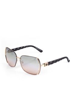 Angel Eyes Ae1607nc4b4276 Yeşil Kahve Taşlı Oval Bronz Çerçeveli Kadın Güneş Gözlüğü