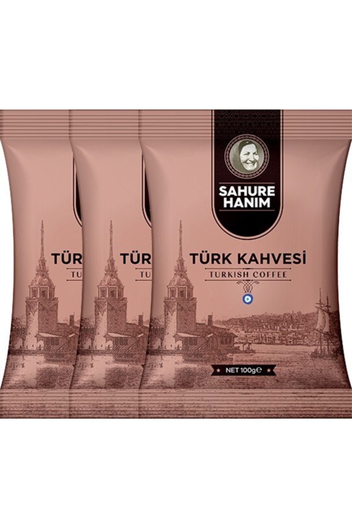 Genel Markalar Sahure Hanım Türk Kahvesi 100 G 3'lü Paket
