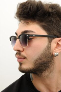 gulflower nude Erkek Lacivert Güneş Gözlüğü