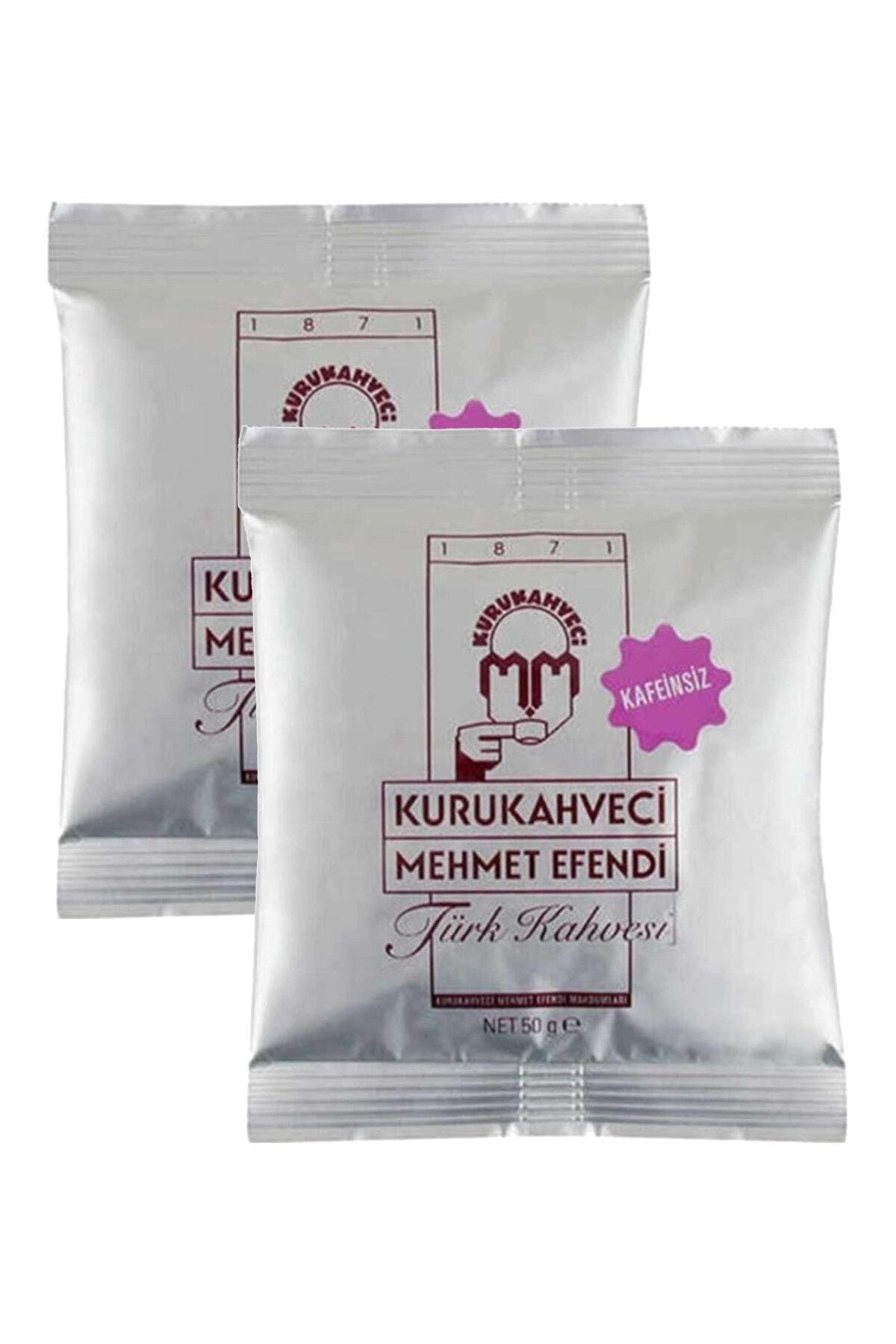 Mehmet Efendi Kafeinsiz Türk Kahvesi 50 G Folyo Ambalaj X 2 Adet 8690627421009